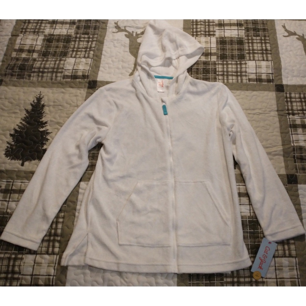 New Size XL Cat And Jack White Jacket